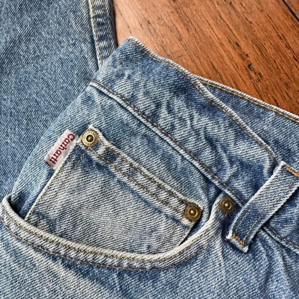 Carhartt Men's B17 DST Darkstone Relaxed Fit Jeans Heavyweight Denim 44x32